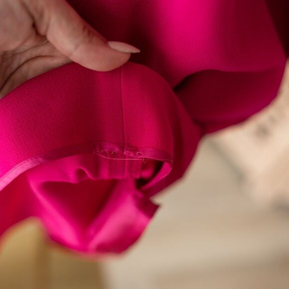 Kate Spade Fuchsia Scalloped Shift Dress‎ size 6 - Picture 9 of 12